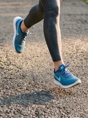 Nike Free RN Mesh Running Sneakers in Blue Moon